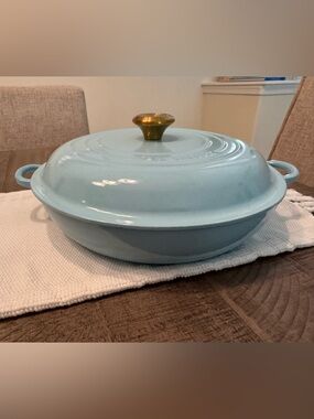 Le Creuset Braiser. 32L. Great shape. Used this about 5 times.